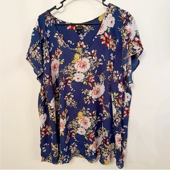 torrid Tops - Torrid Floral Blouse Top 5X